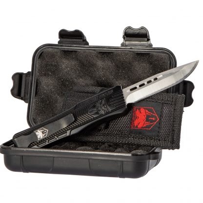 COBRA TEC KNIVES LLC SBCTK1SDNS CTK-1 Small 2.75" 440C Stainless Steel Black Drop Point Black Zinc-Aluminum Alloy