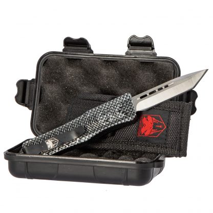 COBRA TEC KNIVES LLC SCFCTK1STNS CTK-1 Small 2.75" 440C Stainless Steel Black Tanto Carbon Fiber Zinc-Aluminum Alloy - Image 2