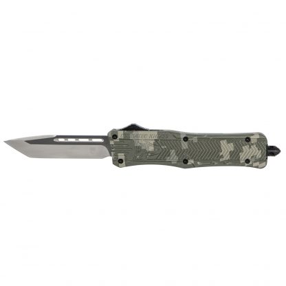 COBRA TEC KNIVES LLC MADCCTK1MTNS CTK-1 Medium 3" 440C Stainless Steel Tanto Black Army DigiCamo Zinc-Aluminum Alloy