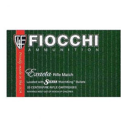 Fiocchi Exacta Match .223 Rem Ammunition 20 Rounds 77 Grain Sierrra Match King HPBT 2725 fps