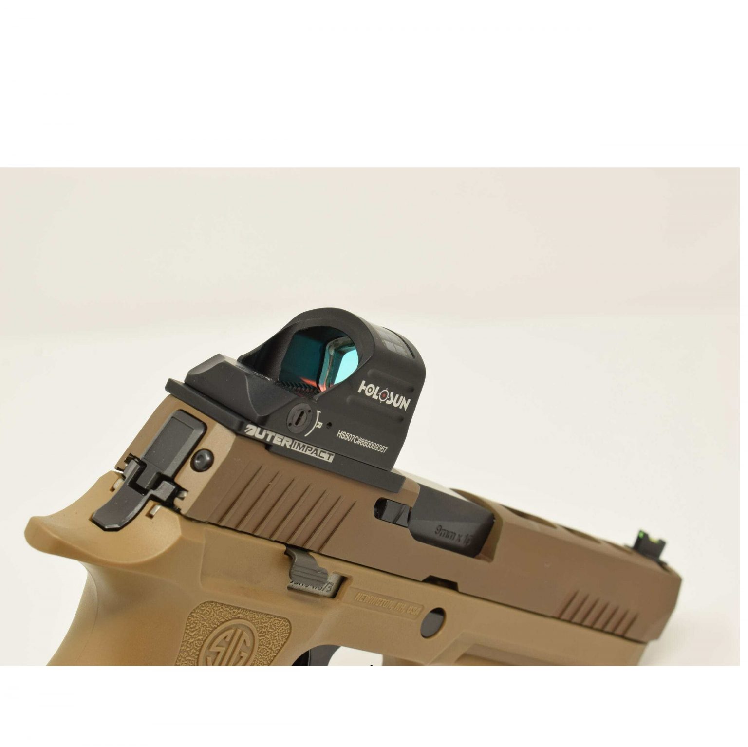 OUTER IMPACT Sig Sauer P320X5 Pistol Red Dot Adapter Mount M.R.A
