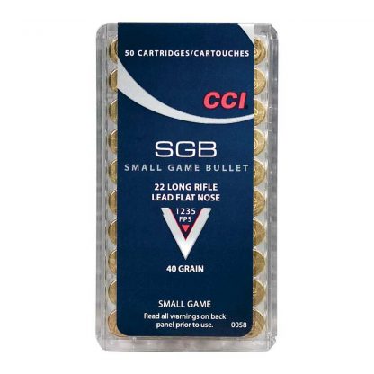 CCI Ammo 22 LR Small Game Bullet Ammo Box of 50