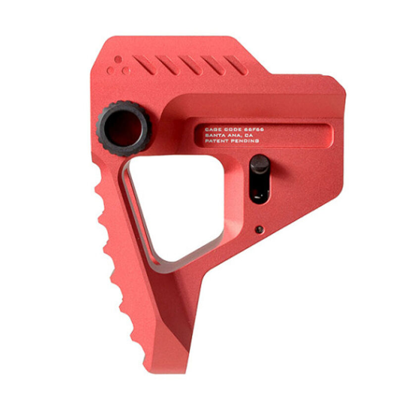 Strike Industries AR-15 Pit Stock Billet Aluminum Red SI-STRIKE