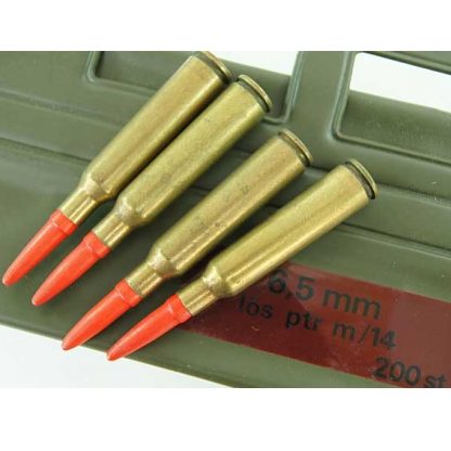 Swedish 6.5x55mm Wooden Bullet Brass Casings 200 rounds