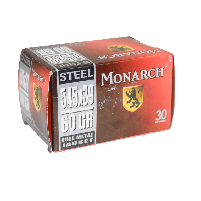 MONARCH 5.45×39 60 GRAIN 30 ROUNDS STEEL – Texas Shooter's Supply