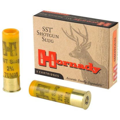 Hornady 20 Gauge Shotshell 5 Rounds 2 3/4" SST Slug 250 Grains 86232