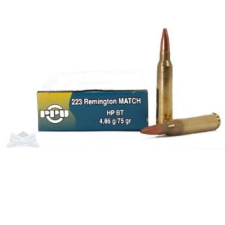 PPU Match Line, .223 Remington, HPBT, 75 Grain, 20 Rounds