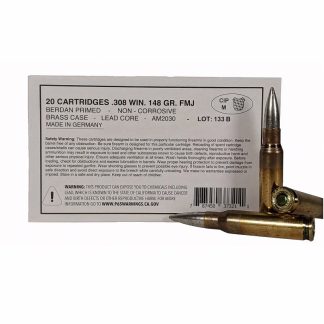 SM Chemnitzer Sportwaffen- und Munitionsfabrik GmbH German Military Surplus 308 Winchester