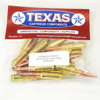 AMMO 8.6 BLACKOUT 305 GR SUBSONIC 20rd